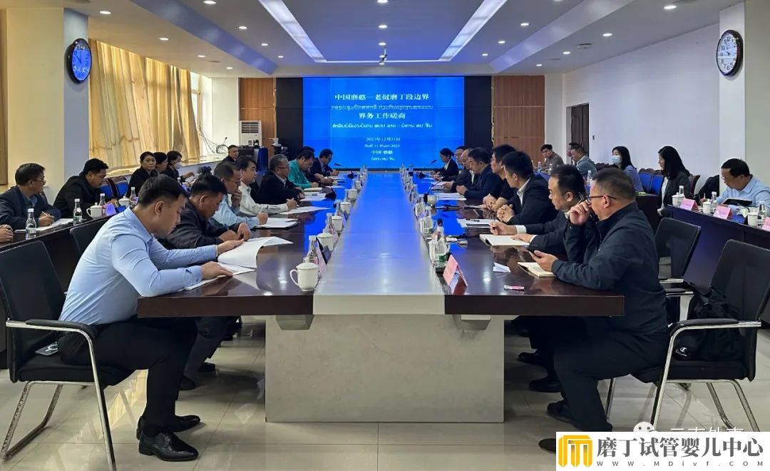 中老双方共同赴磨憨考察口岸并实地核线(图3)